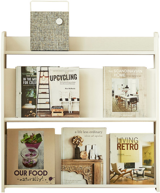 라메종하우스 메블루 3단 전면 수납 책장, 스노우화이트