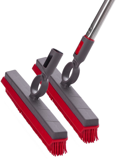 프로4Z 만능 빗자루 헤드 2p + 길이조절 핸들 세트, 1세트