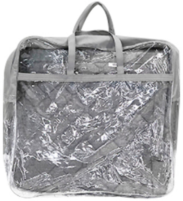 더베딩샵 이불 보관가방 소, 그레이, 1개