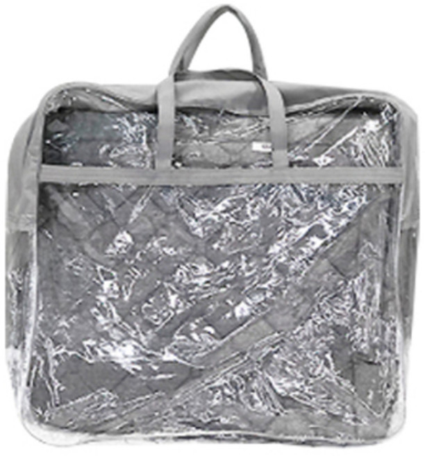 더베딩샵 이불&패드 보관가방 중, 그레이, 1개