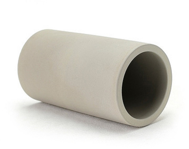 봄햇살 규조토 원통형 칫솔 꽂이 대, 연그레이, 1개