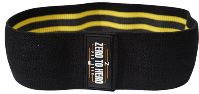 제로투히어로 힙업운동 탄성밴드, black, 1개