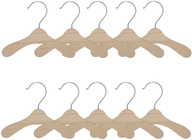 반려동물 원목 옷걸이, 10개