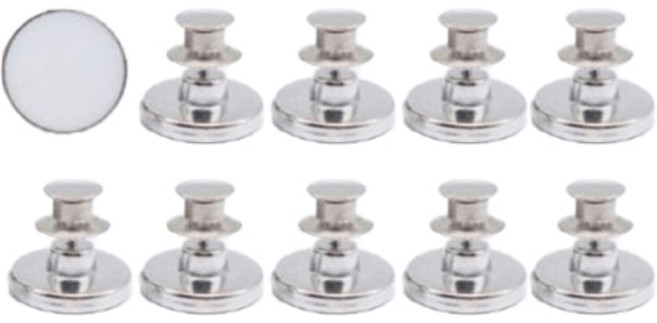 셀프 허리조절 수선 단추 A타입 단추형, 화이트, 10개