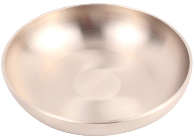 서촌유기 방짜유기 놋그릇 원형찬기 소, 1개