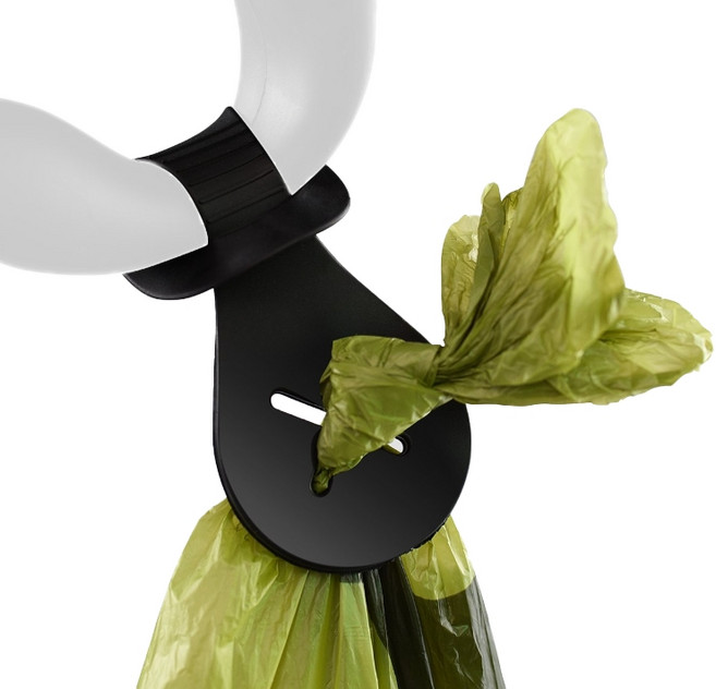 루루앤미미 강아지 마이똥츄 배견봉투 걸이, 블랙, 1개입, 1개