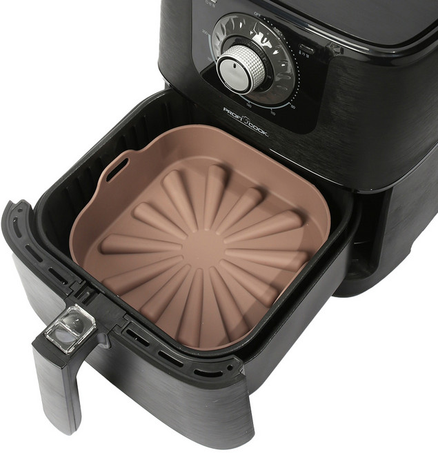 에프팟 네모 에어프라이어 실리콘 조리 용기, 1개