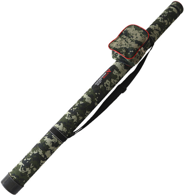 밀리터리 원통형 낚시가방 + 보조가방, 혼합 색상