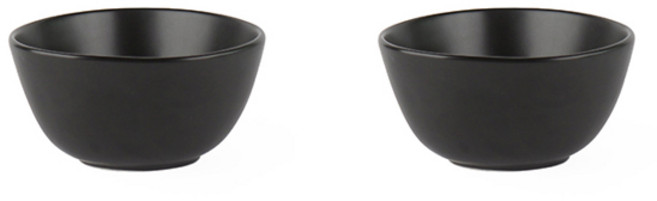 에라토 페블 조약돌 볼 12cm, 블랙, 2개