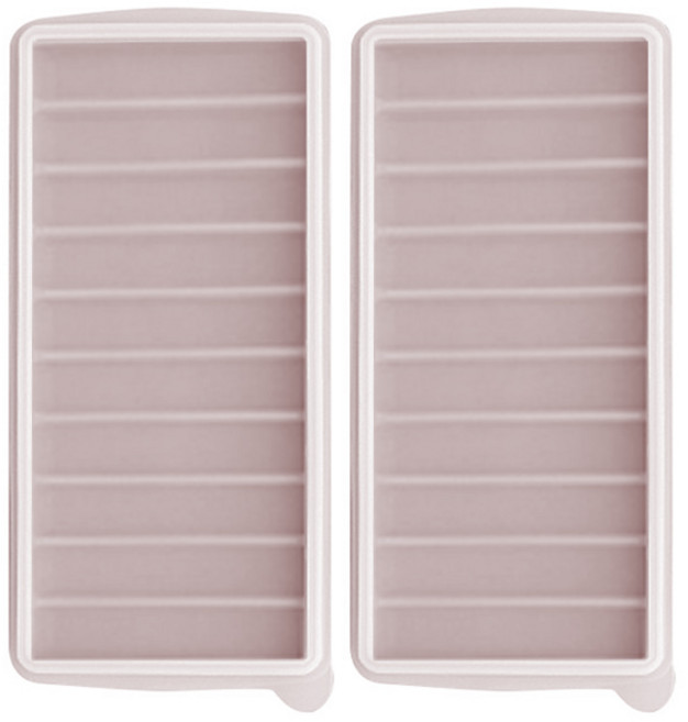 파스텔 국산 실리콘 아이스몰드 막대 10구, 핑크, 2개