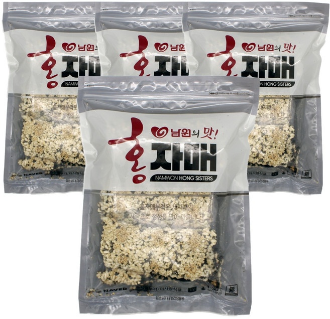 홍자매부각 대용량 김부각, 130g, 4개