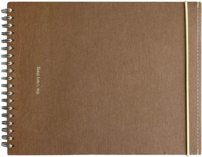 소소문구 the Very thing 노트 big, brown, 1개
