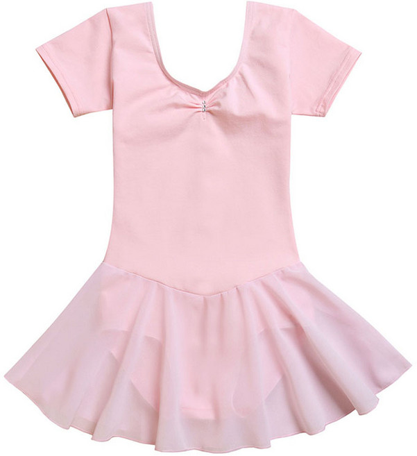 베베샤 여아용 반팔 쉬폰 발레복