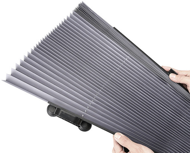 차량용 햇빛가리개 뒷유리, 블랙, 1개