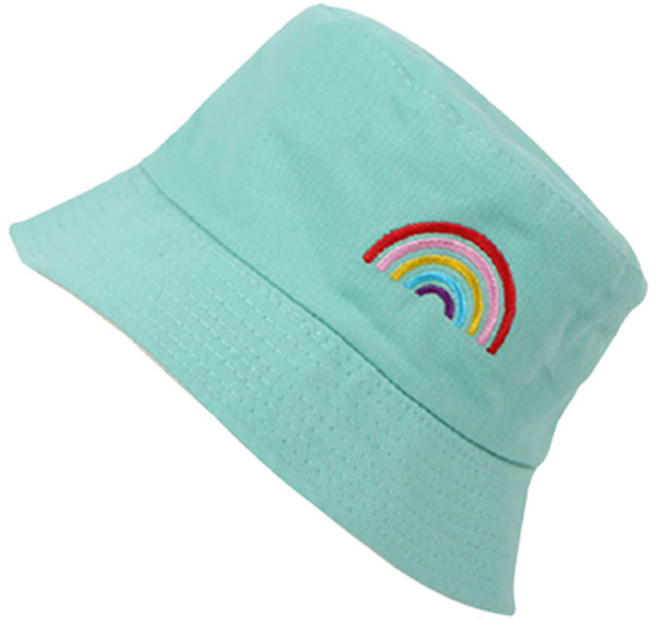 조이멀티 유아용 레인보우 양면 벙거지 모자