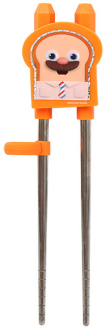 브레드이발소 2단계 이지 스텐 교정용젓가락, 혼합색상, 1개