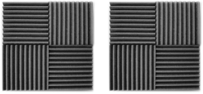 올폼 트라이앵글 방음 스펀지 0.4m x 0.4m x 4cm, 8개