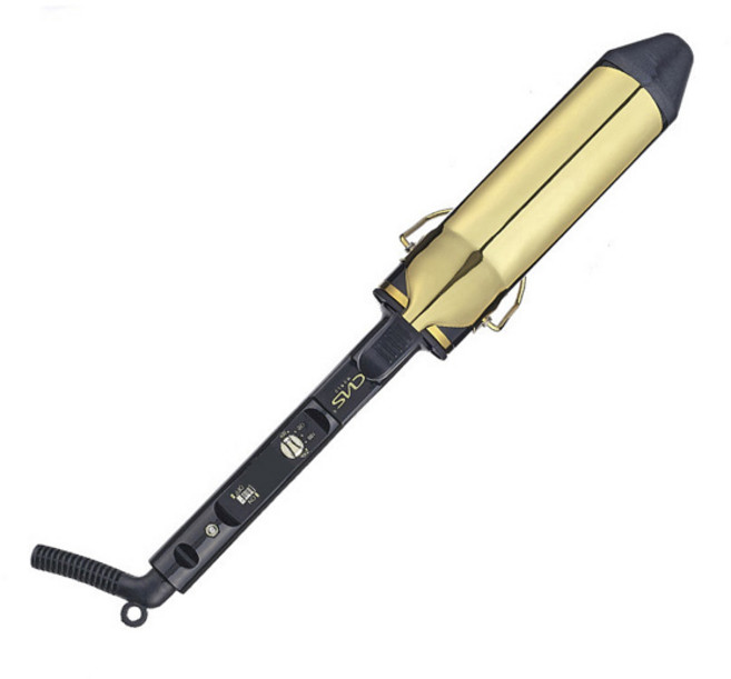 비비르 온도조절 빅볼륨 아이롱 봉고데기 38mm, 골드 + 블랙, WC-4