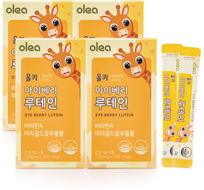 올레아 올키 아이베리 루테인 30p, 2g, 4개, 30회분