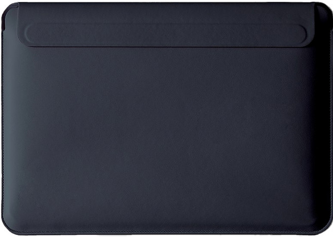 이킵먼트 레더프로 3세대 맥북 가죽 파우치, Navy Blue, 1개