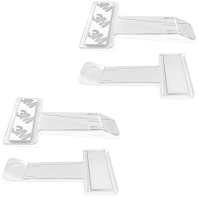 VILCA 다용도 명함 클립 자동차용품 2p, 투명, 2개