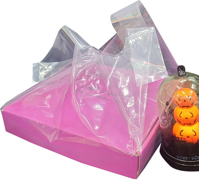 피자배달용 투명 비닐백 38 x 65 cm, 1개, 100개