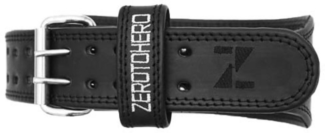 제로투히어로 리프팅 프리미엄 레더 벨트 허리보호대, 1개, BLACK