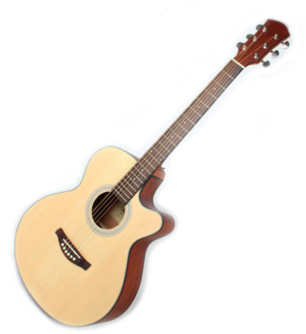 OM바디 EQ픽업 통기타, C4021EQ무광, 혼합색상, 1개