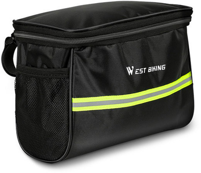 웨스트바이킹 간편설치 미니 핸들바 가방, 혼합색상, 1개