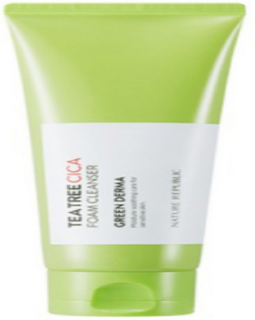 네이처리퍼블릭 그린더마 티트리 시카 폼 클렌저, 150ml, 1개