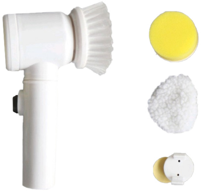 자동 전동 청소솔 세트, 혼합색상, 1세트