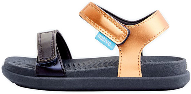 Native Shoes 兒童Charley金屬涼鞋 NT1KSD295D5