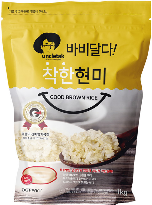 엉클탁 바비달다 착한 현미, 1kg, 1개