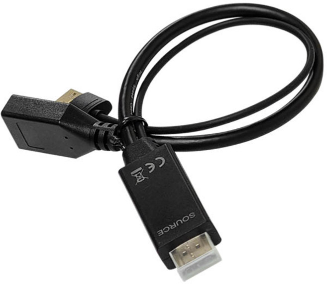 LAN Star HDMI 轉 DisplayPort 螢幕延長線, 0.3m, 1個