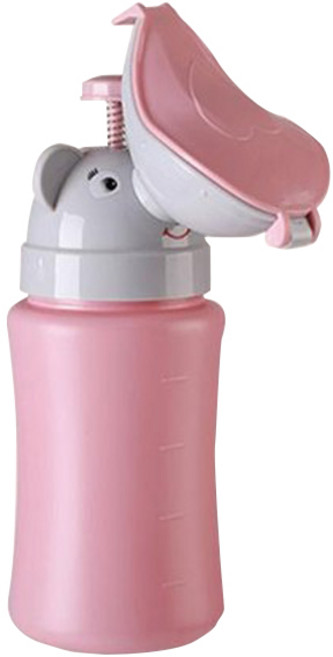 베이비플라넷 여아용 휴대용 소변기, 핑크