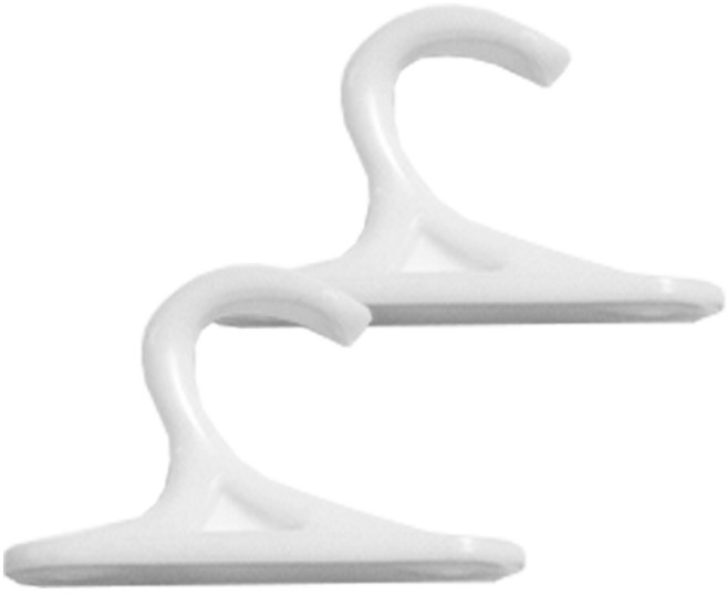 바나나빌딩 안뚫어고리 버전 4 후사고리, 화이트, 2개