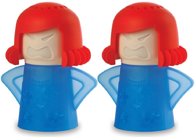 앵그리마마 전자레인지 청소 스팀 클리너, 랜덤 발송, 2개