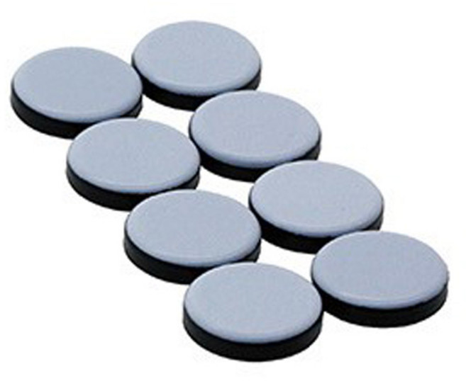 이지슬라이드 가구 슬라이딩 패드 부착형 원형 4p, 2개