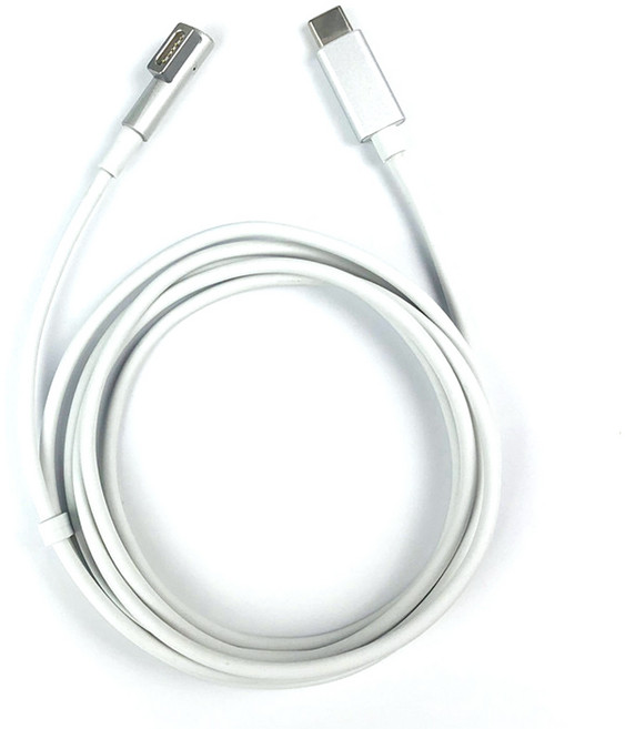 플럭스 애플 맥북 프로 에어 USB C 타입-맥세이프1 L타입 충전기 케이블, 1개