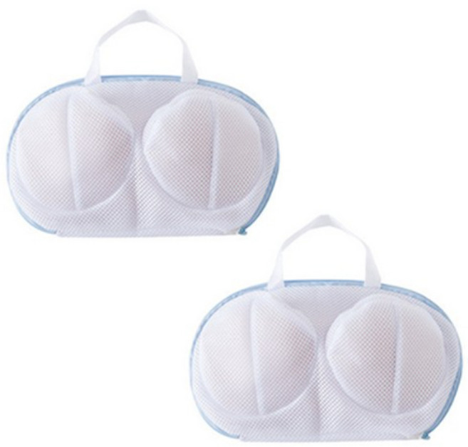 브라 빨래 세탁망, 블루, 2개