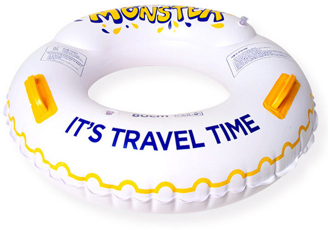 핫한날 몬스터 튜브 60cm, 화이트, 1개