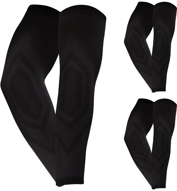 스킨쿨러 압박 쿨토시 3세트, 블랙