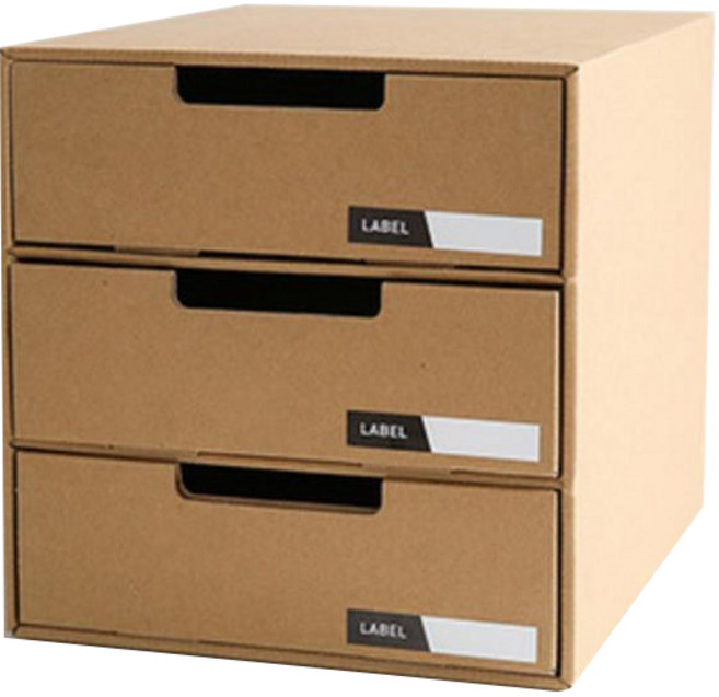 키밍 다용도 3단 종이 정리함 A타입, 1개