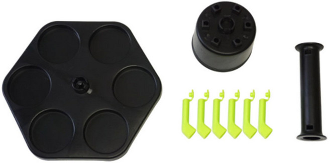 엔빵 주류 디스펜서, 그레이 + 그린, 1개