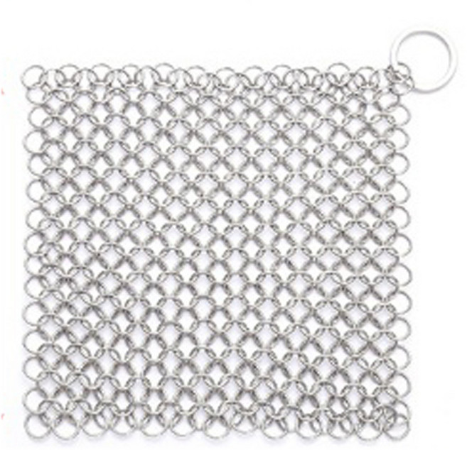 마이크릿홈 무쇠팬 세척 올스테인리스 위생 철수세미 사각형 S, 1개입, 1개