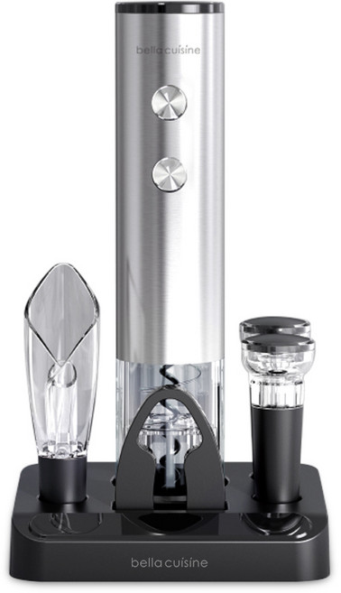 벨라쿠진 블랙라인 전동 와인오프너 풀세트, 혼합색상, 1세트