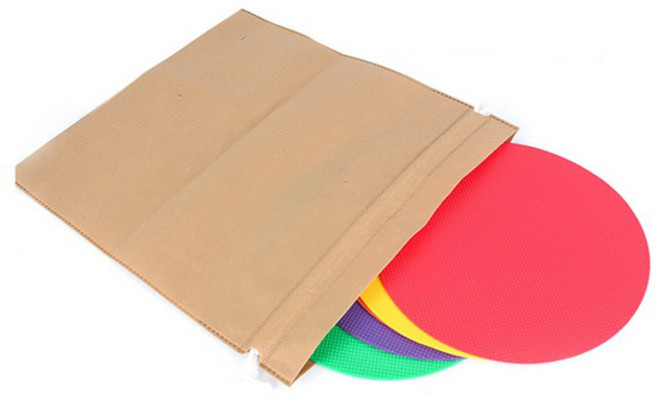 레인보우 원마커 6종 + 파우치, 혼합색상(원마커), 베이지(파우치), 1개