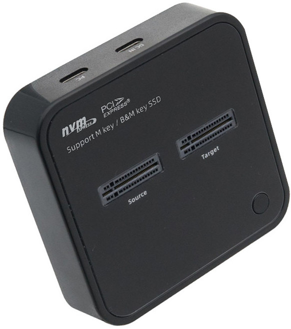 Coms Gen2 USB 3.1 C타입 M2 NVMe SSD 하드 도킹 스테이션, KS582, 1개