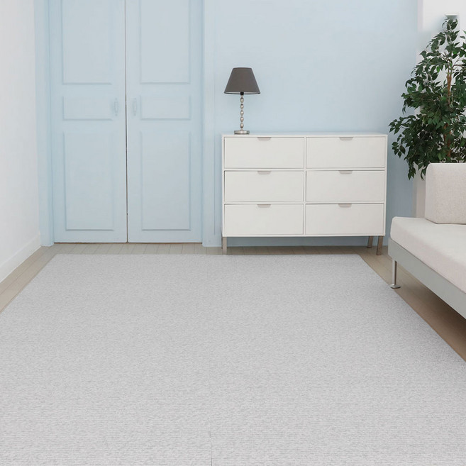 따사룸 PVC 셀프시공 롤매트 12mm, 스노우그레이