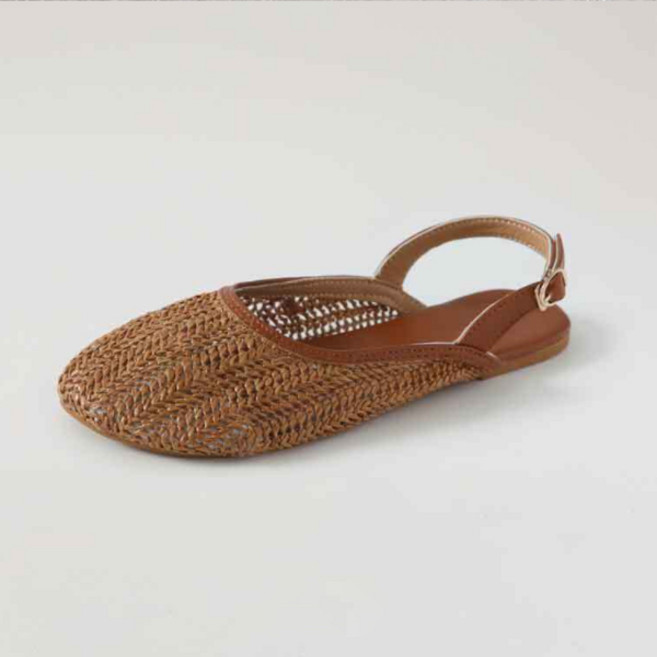 ChakanShoes 女款藤編穆勒涼鞋 SBACR2d098